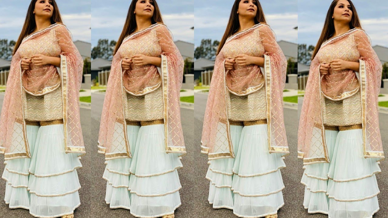 25+ Most trendy Sharara/Ghrara dress designs |
