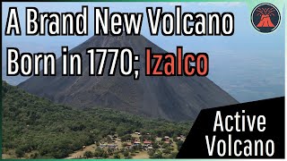 The Active Volcano in El Salvador; Izalco