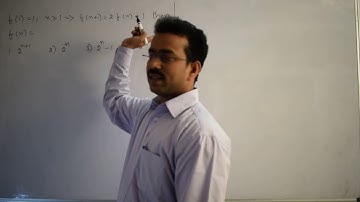 f(1)=1,n≥1⇒f(n+1)=2f(n)+1 then f(n)=