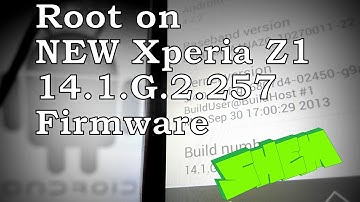 [OLD] How to get root on .257 firmware Xperia Z1?- Step by Step guide