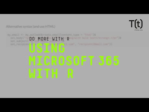 How to send Outlook email, Teams messages and more from R
