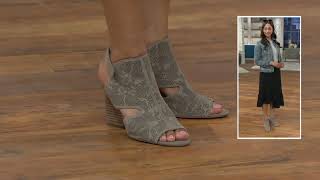 Vince Camuto Leather Detailed Heeled Sandals - Dachelle on QVC