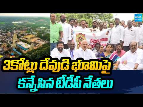 3కోట్లు దేవుడి భూమిపై కన్నేసిన టీడీపీ నేతలు | TDP Leaders Land Grabbing Issue | Eluru | Sakshi TV - SAKSHITV