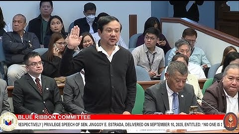 Ex-DPWH Usec Roberto Bernardo Names Names at Blue Ribbon Hearing (September 25, 2025)