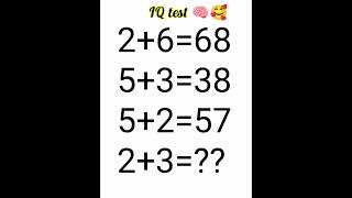 Math riddles 🧠📜#mathriddles #maths #subscribemychannel #comments #share . Can you slove this math 🧠📜