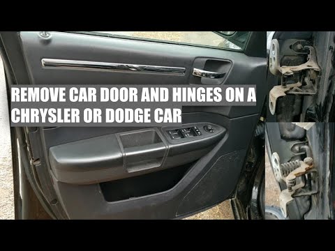 How To Take Off Car Door And Remove Hinges On A Dodge, Chrysler, Jeep