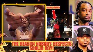 Soulja Boy LIFE IS IN DANGER playing with 21 Savage & Metro‼️😮