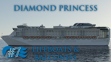 Minecraft: MV Diamond Princess Tutorial! | Part 7- Lifeboats and Balconies