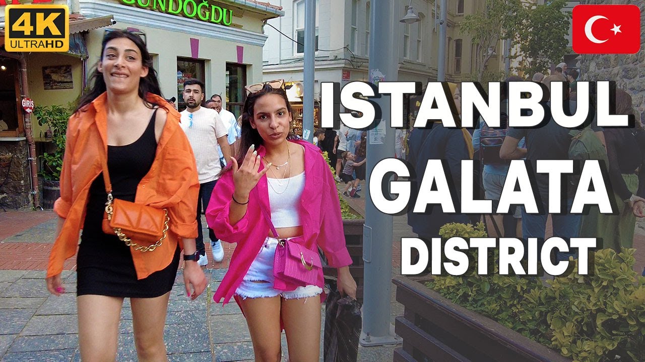 ISTANBUL 2022 GALATA DISTRICT  WALKING TOUR | TURKEY 4K UHD