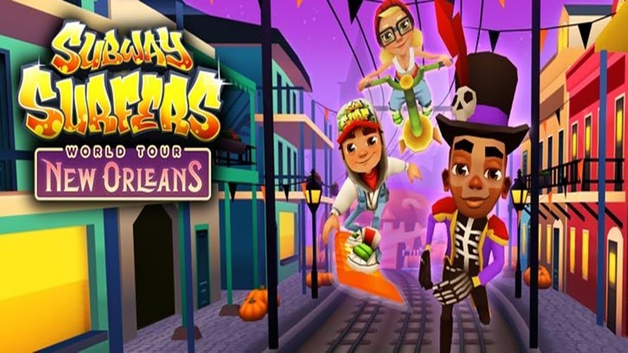 Subway Surfers Orleans Online for Free on NAJOX.com