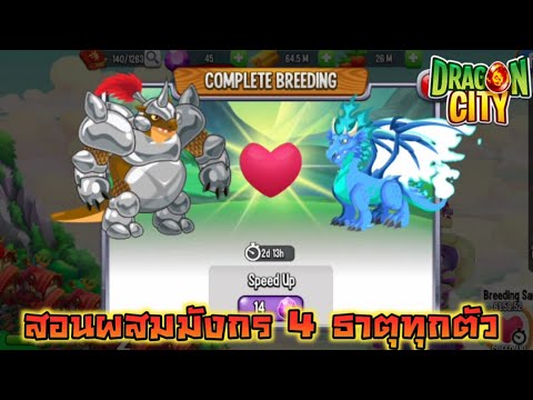 สอนผสมมังกร 4 ธาตุ ทุกตัว สอนวิธีดูธาตุผสมมังกร | Dragon city 2020