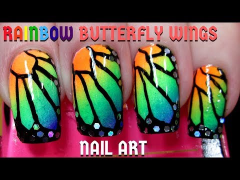 Easy Rainbow Butterfly
