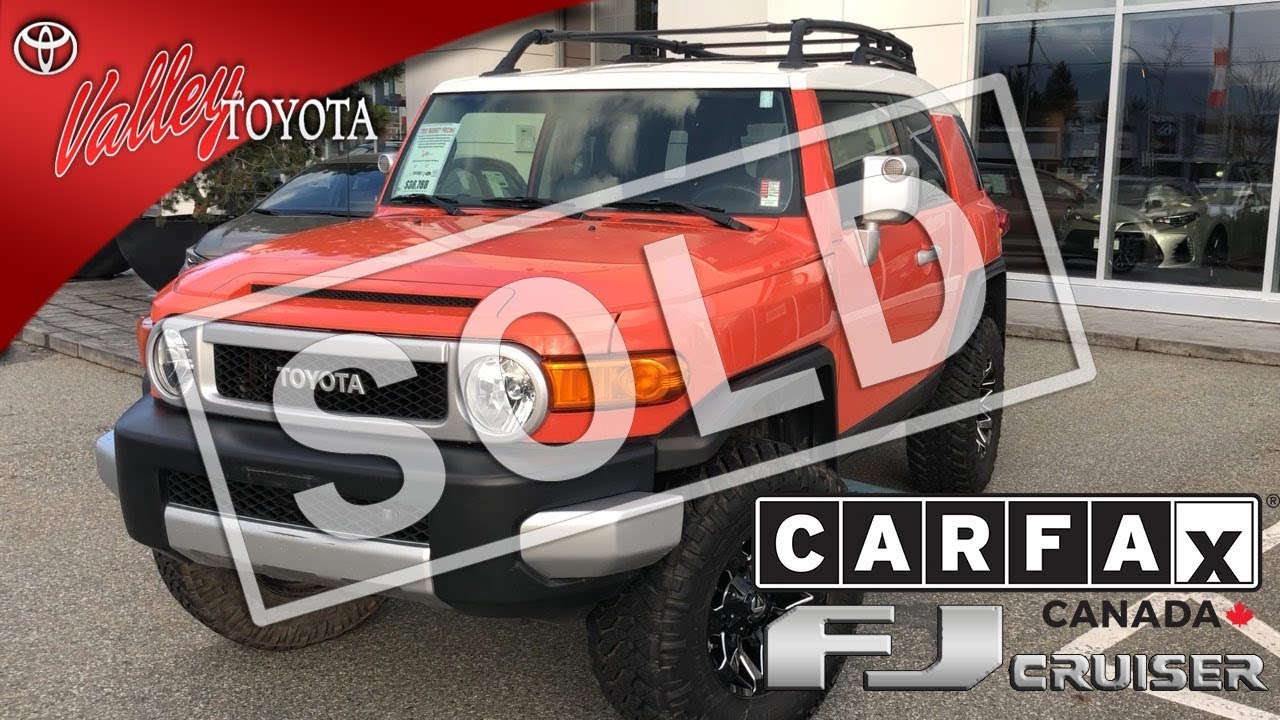 Sold Used 2014 Toyota Fj Cruiser Off Road 4wd At Valley Toyota In