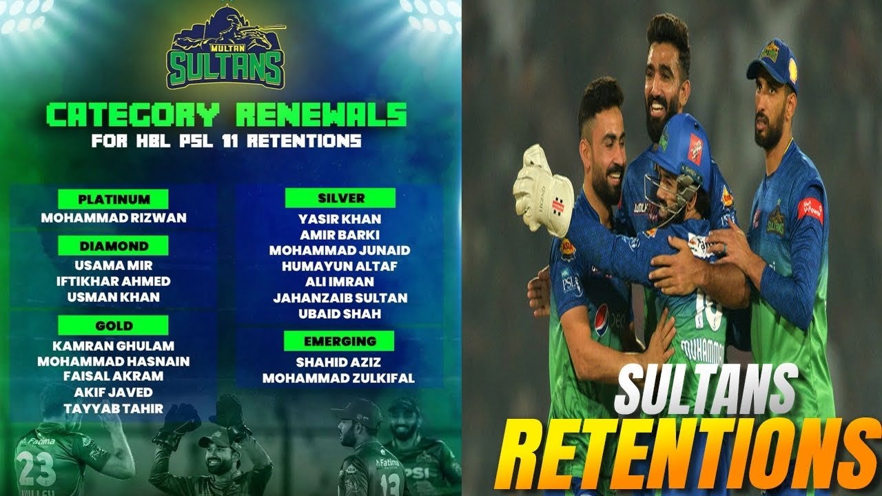 Multan Sultans Make BIG Calls 😨 PSL 2026 Retentions 