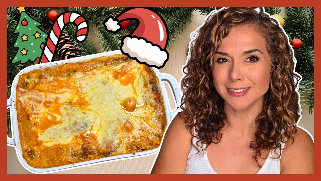 Receta de LASAÑA NAVIDEÑA 🥩🎄💕 | MARISOLPINK
