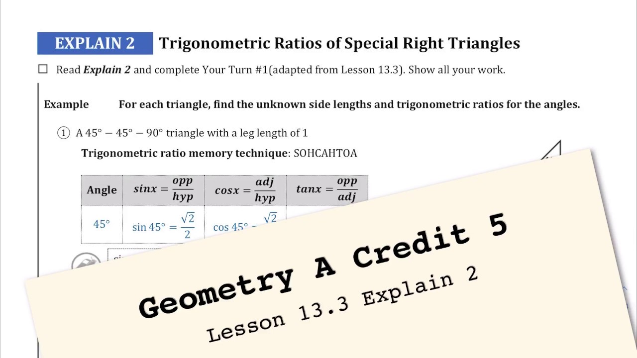 Lesson 13.3 Explain 2 - YouTube