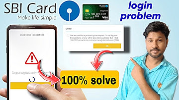 SBI credit card blocked how to unblock SBI credit card application login problem solve