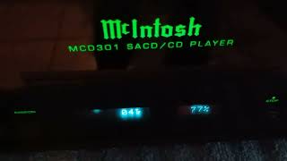 McIntosh MCD301 SACD Player w/ remote-manual-orig. carton- 1 owner NICE list !