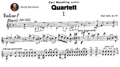 Paul Juon - String Quartet No. 3, Op. 67 (1918)