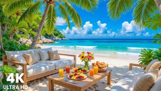 Peaceful Summer Seaside Ambience - Soft Piano Background Music & Ocean Waves for Calm Focus, Chill screenshot 4
