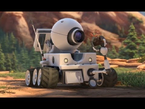 Rover exploring Planet 51