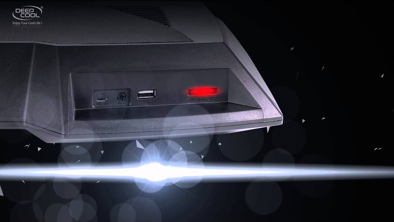 M6 Audio Notebook Cooler with 2.1 Speaker System