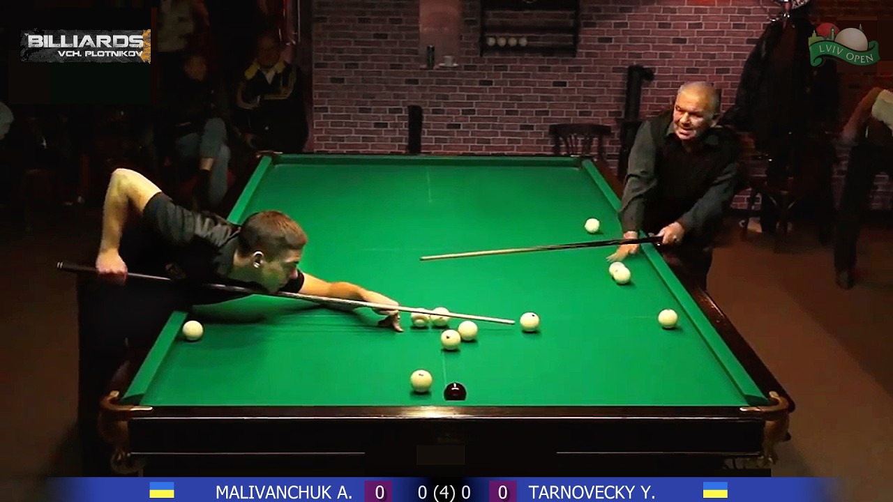 Такое бывает? (Этого не ожидал никто!). Тарновецкий - Маливанчук. Lviv Open 2015 Бильярд, американка