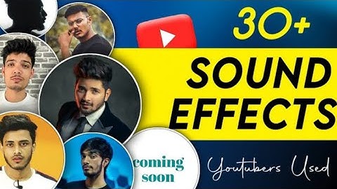 30+ Sound Effects for YouTube Video Editing | No Copyright | Download Link Given ❤️