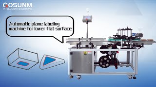 Automatic labeling | plane labeling machine for lower flat surface (High speed)