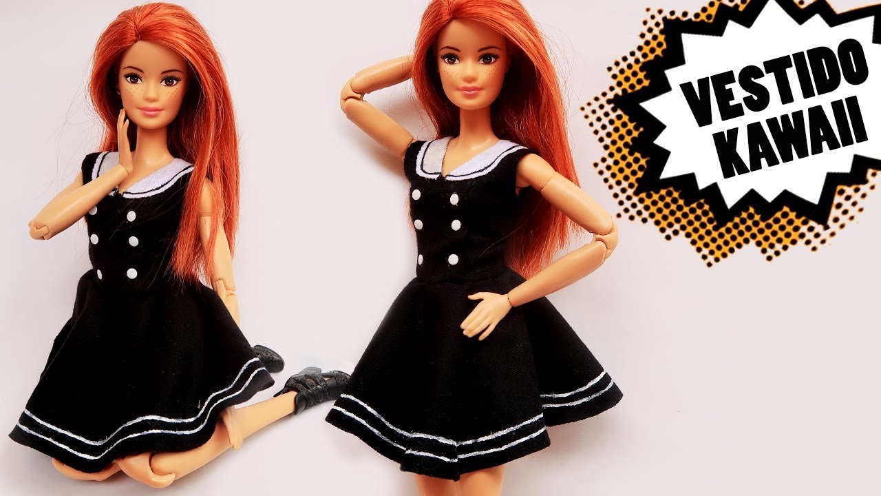 Como fazer 2 Blusas - Tutorial Super Fácil! DIY de Roupas para Barbie,  Monster High e outras Bonecas