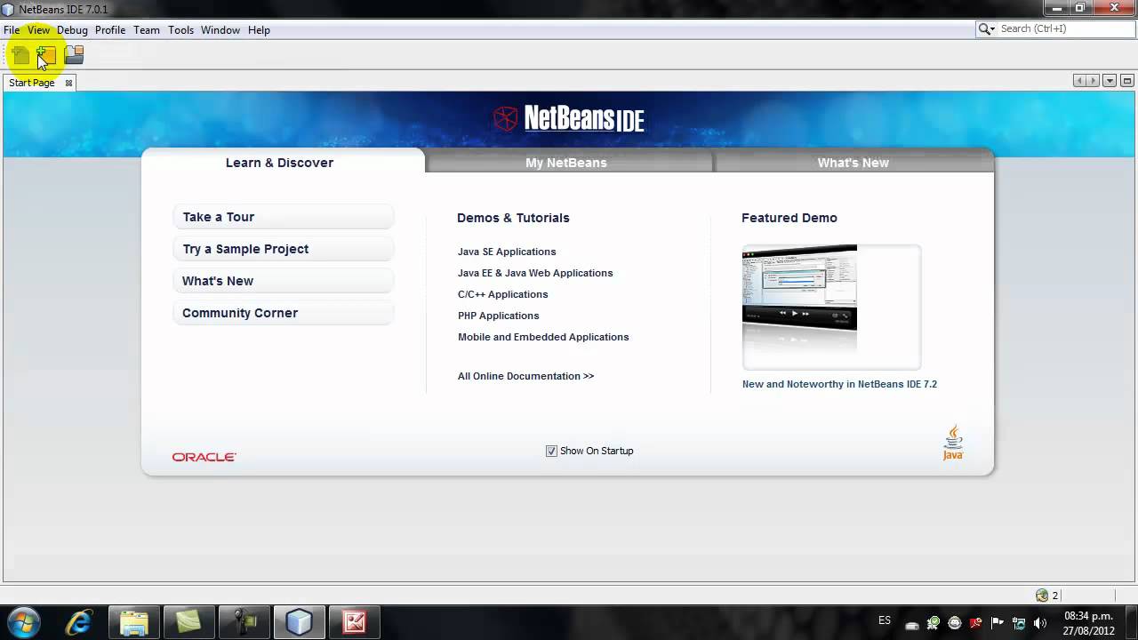 Insertando imagen Netbeans Java ME - YouTube