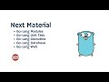 Golang standard library - Next material Part 19