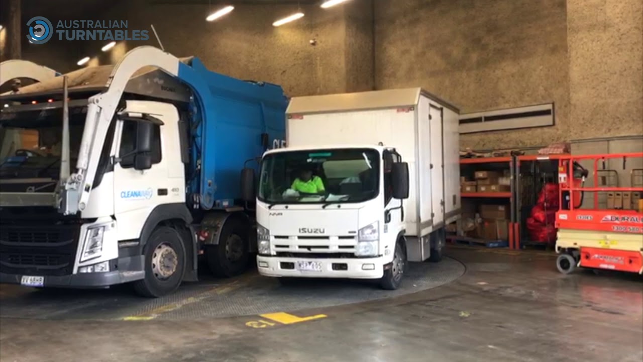 Truck & Lorry Turntables for Loading Docks & Garbage Collection – Efficient Site Solutions