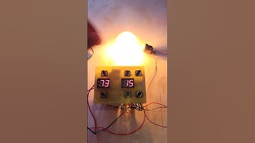 Dimmer and 99 sec Timer with 7 Segment Display #diyproject #fypproject