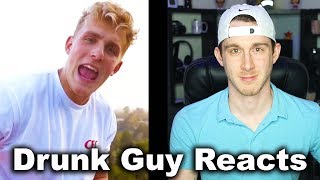 Dr*nk Guy Reacts To - Jake Paul - It's Everyday Bro (Feat Team 10) Official Music Video