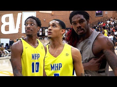 Demar Derozan & Jordan Clarkson TEAM UP vs Drew League SHARPSHOOTERS! - FULL GAME HIGHLIGHTS