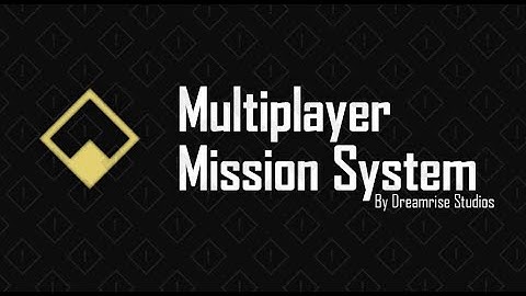 UE5 / UE4  Multiplayer Mission System - Preview