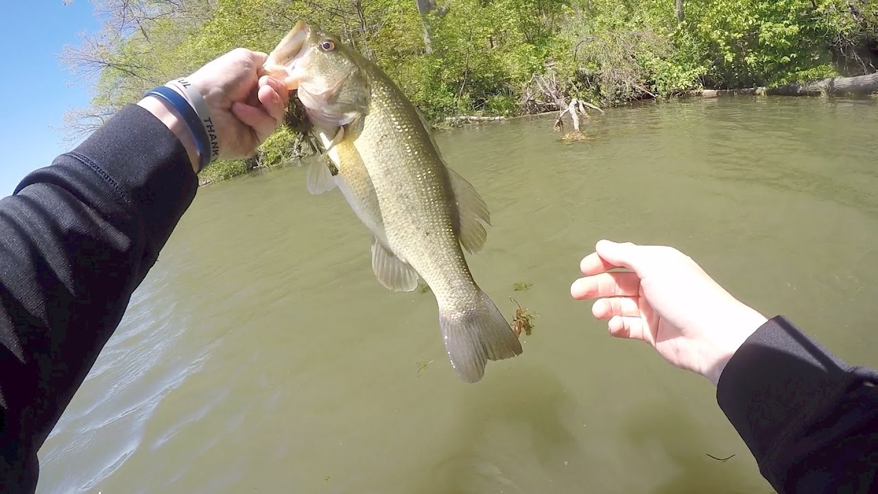 Wading Kiser Lake For Bass YouTube