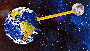 ¿Cuál es la distancia media en km entre el centro de la Tierra y la Luna?