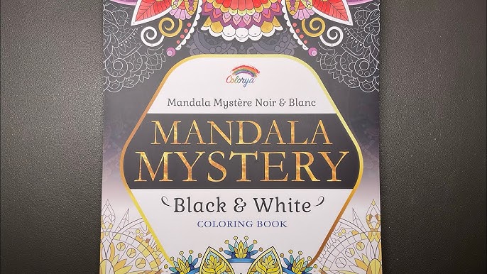 Mandala Magical Nature Night Adult Coloring Books by Colorya - A4 -  Coloring Books for Men and Women - Premium Quality Paper, No Medium  Bleeding