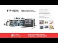 High-Speed TTF-820A Three-Station Plastic Thermoforming Machine | Up to 23,000 PCS/H