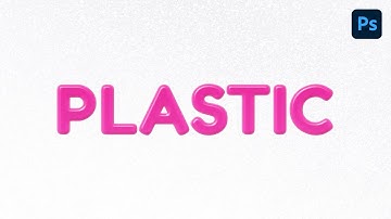 Create a SMOOTH PLASTIC TEXT EFFECT in Adobe Photoshop