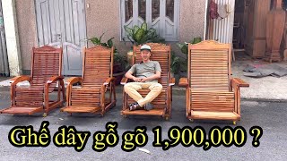 Ghế dây gỗ gõ