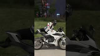 ✨ Stylish White Bike Ride | Clean Look &amp; Smooth Performance ✨