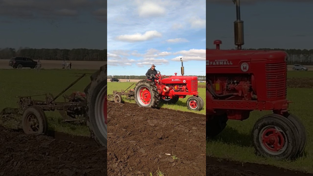 Farmall SUPER M plowing !!!! 