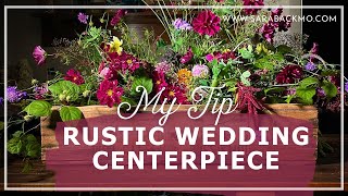 DIY Large Rustic Wedding Centerpiece – Perfect for Barn Weddings!