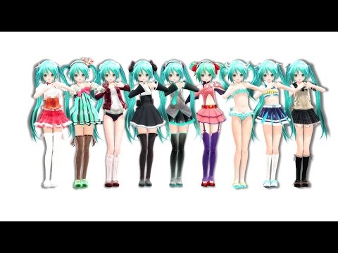 【MMD】 あぴミクで「教えて!!魔法のLyric」