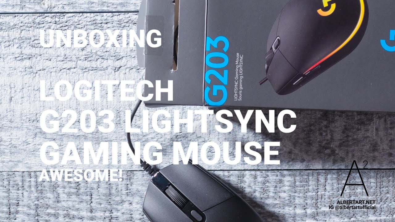 UNBOXING LOGITECH G203 LIGHTSYNC GAMING MOUSE 2023 #UNBOXING #TECH
