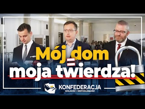 Prezentujemy projekt ustawy "Mój dom - moja twierdza"