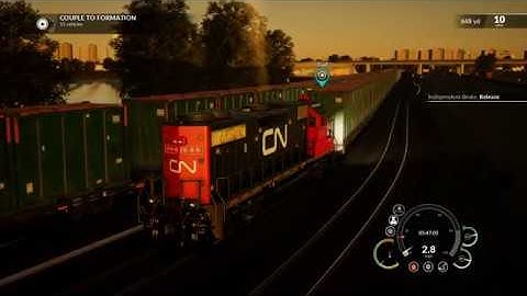 Train Sim World 2020 - CN GP38-2 - F01-1 Short Run To Harlem River Terminal  - 4K UHD